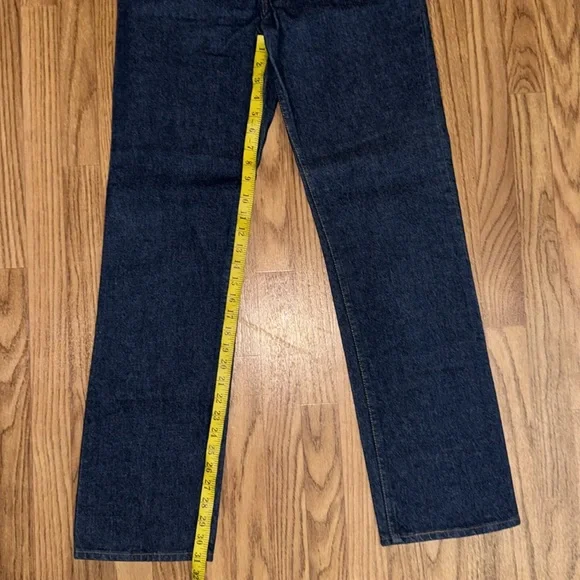 Levi’s Vintage 40509 Dark Straight Jeans Size 31 x 32 USA 100% Cotton Orange Tab